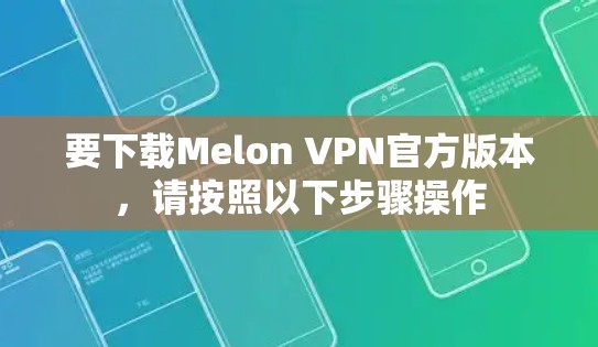 要下载Melon VPN官方版本,请按照以下步骤操作 要下载Melon VPN官方版本,请按照以下步骤操作
