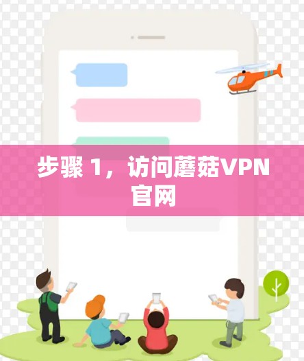 步骤 1，访问蘑菇VPN官网