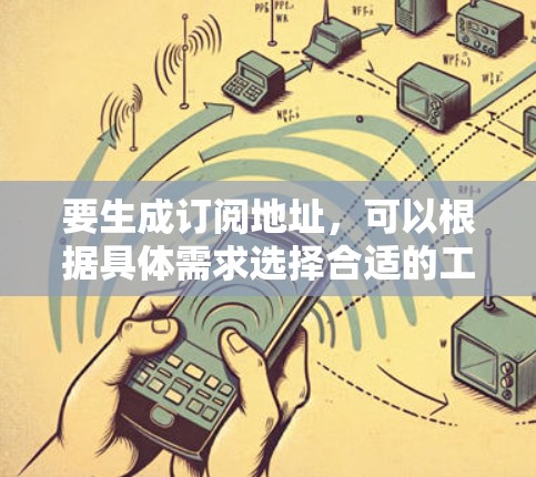 要生成订阅地址,可以根据具体需求选择合适的工具或方法。以下是一些常见的方法 要生成订阅地址,可以根据具体需求选择合适的工具或方法。以下是一些常见的方法